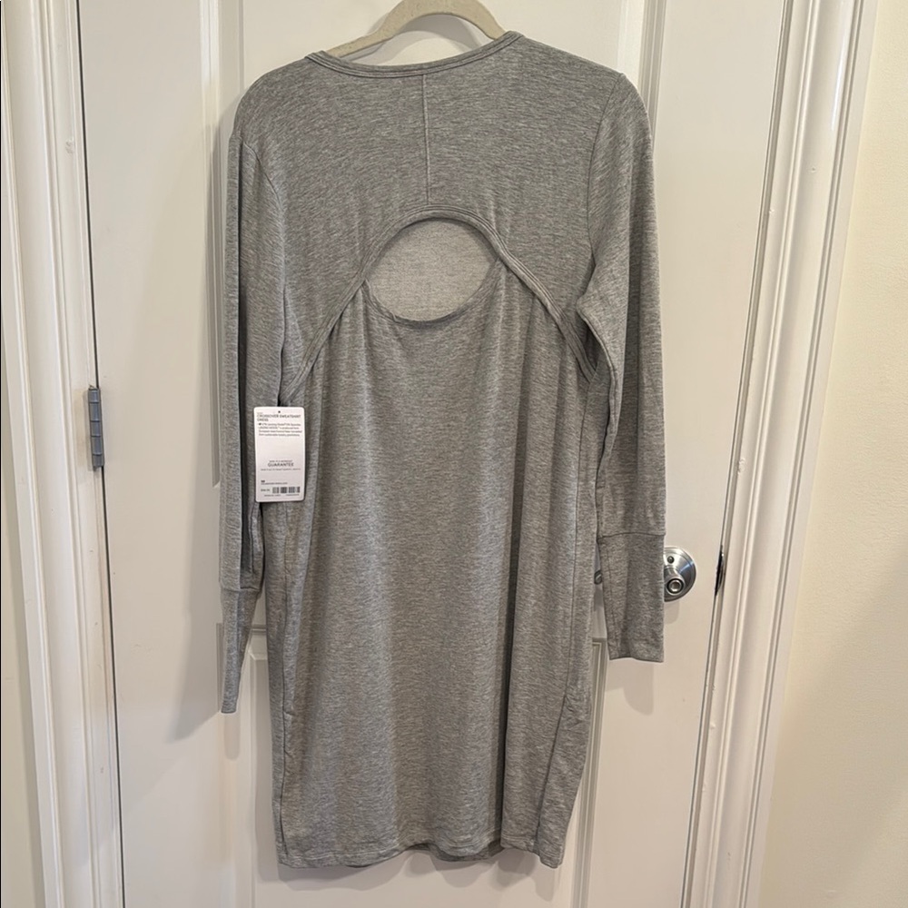 NWT Athleta Long Sleeve Sweatshirt Dress - Picture 3 of 3